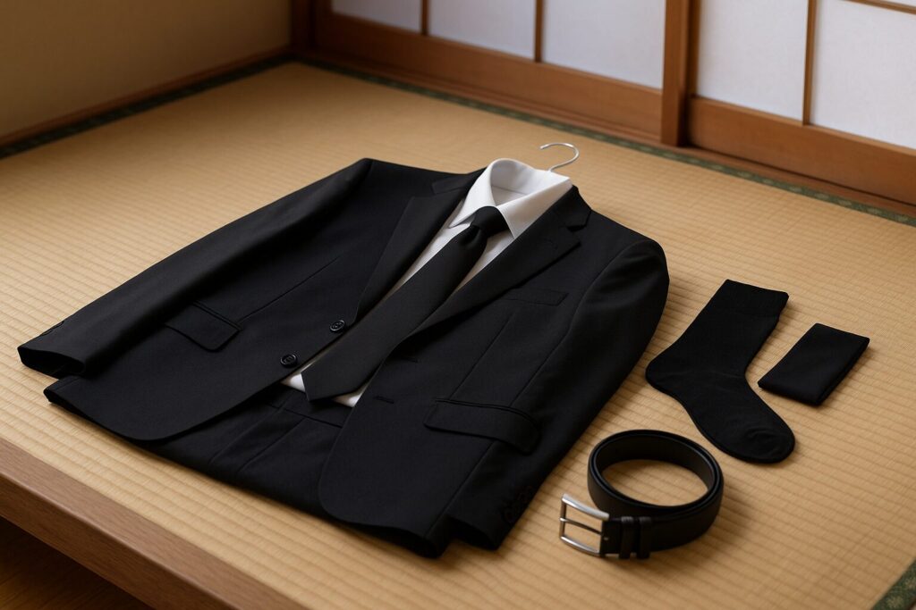 しまむら店舗で販売されているメンズ喪服の商品ラインナップ