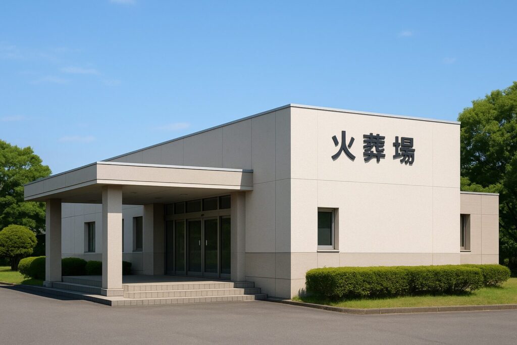 火葬場の外観とエントランス｜火葬場 仕事 つらい の実態