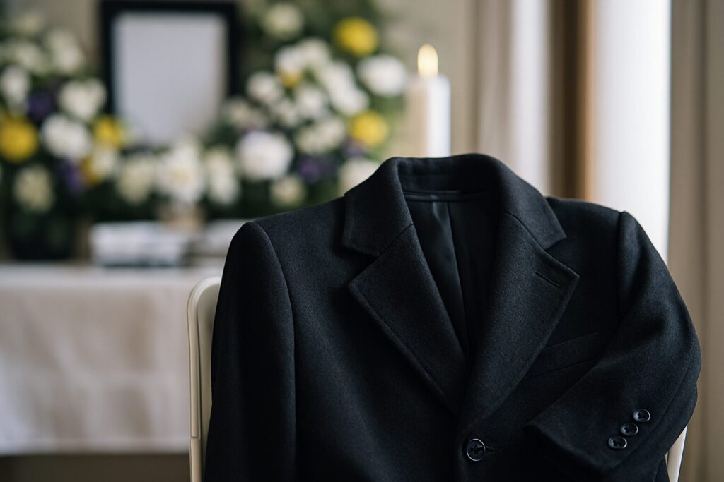 葬式のコートはユニクロで大丈夫？喪服マナーに合う黒コートの選び方と安心できる着こなし例