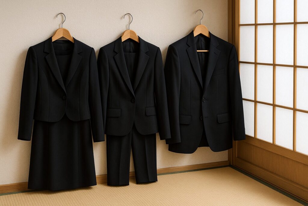 シーン別の礼服選びイメージ：センターベントとノーベントの選択基準