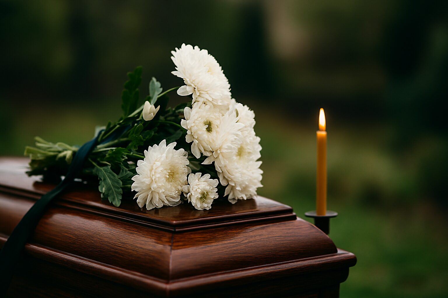 白菊と棺に葬式のありがとう言わない余韻