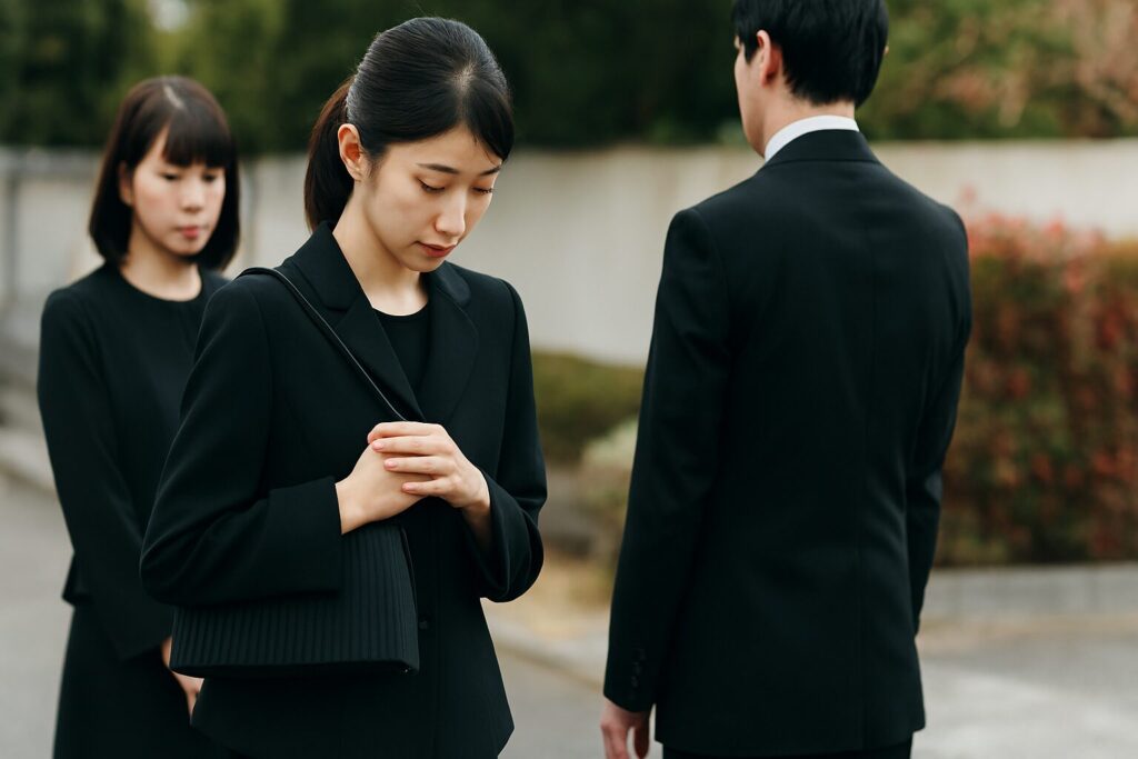 ユニクロ しまむら 喪服パンツと黒小物