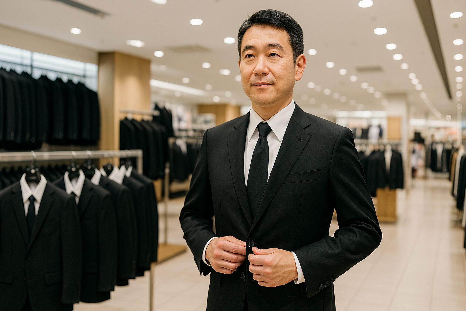 礼服でイオンのメンズは人気があるって本当？試着・裾上げ・サイズ対応まとめ