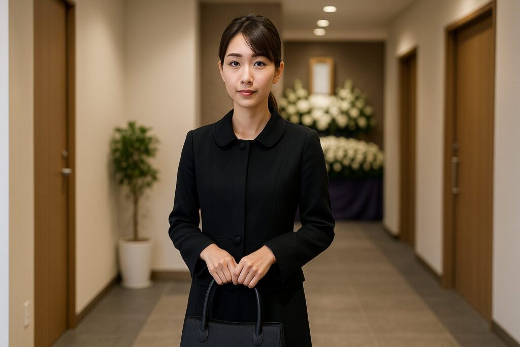しまむらで代用できる喪服・礼服の着こなしイメージ