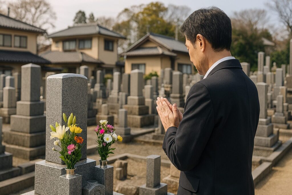 宅墓地の基本と設置方法を解説した図解