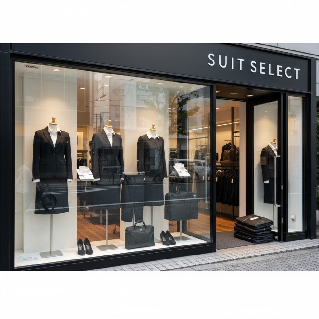 スーツセレクト 喪服 即日、男性来店