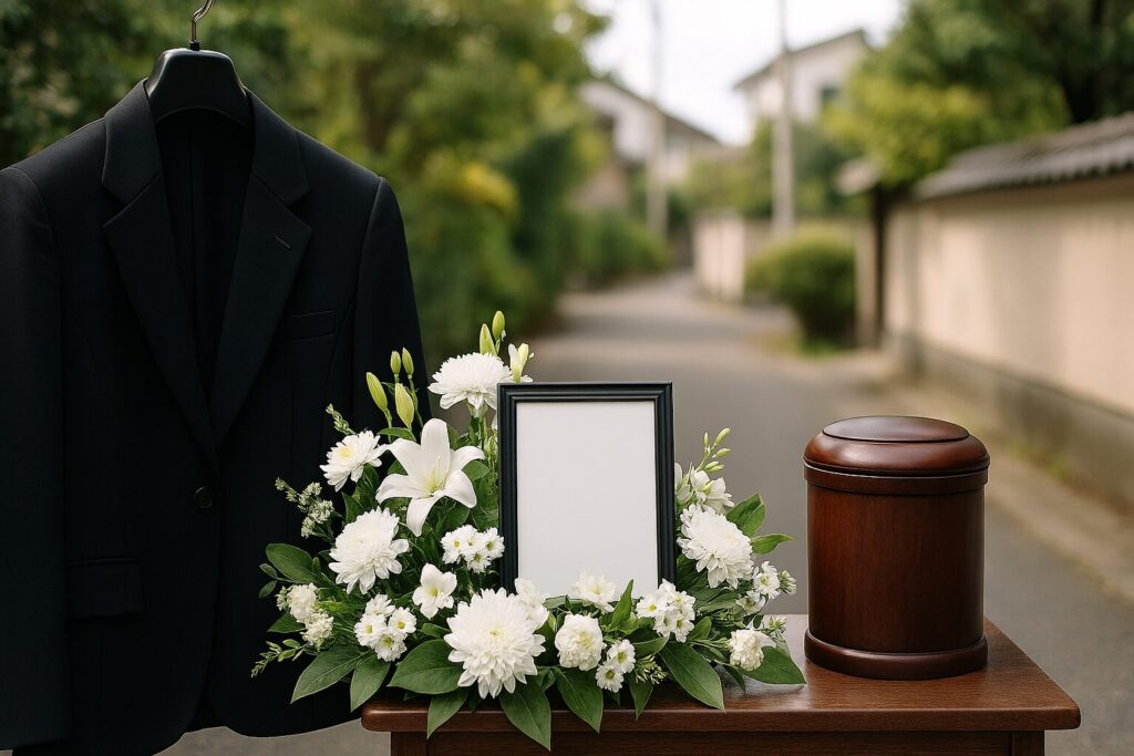 50代向け喪服の上品な着こなし