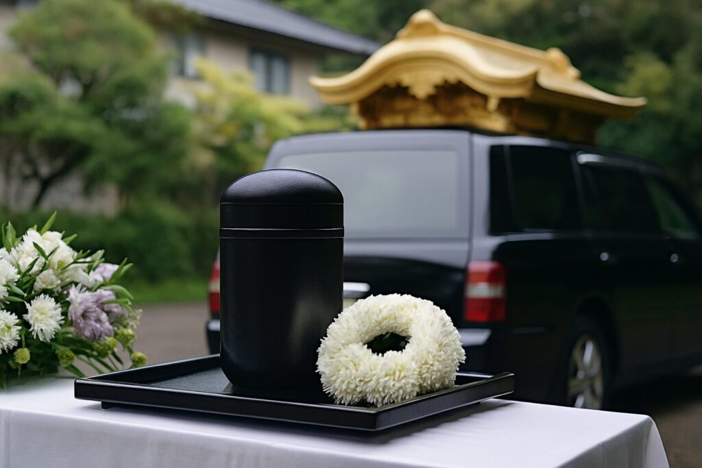 葬式でのカラコンのイメージ