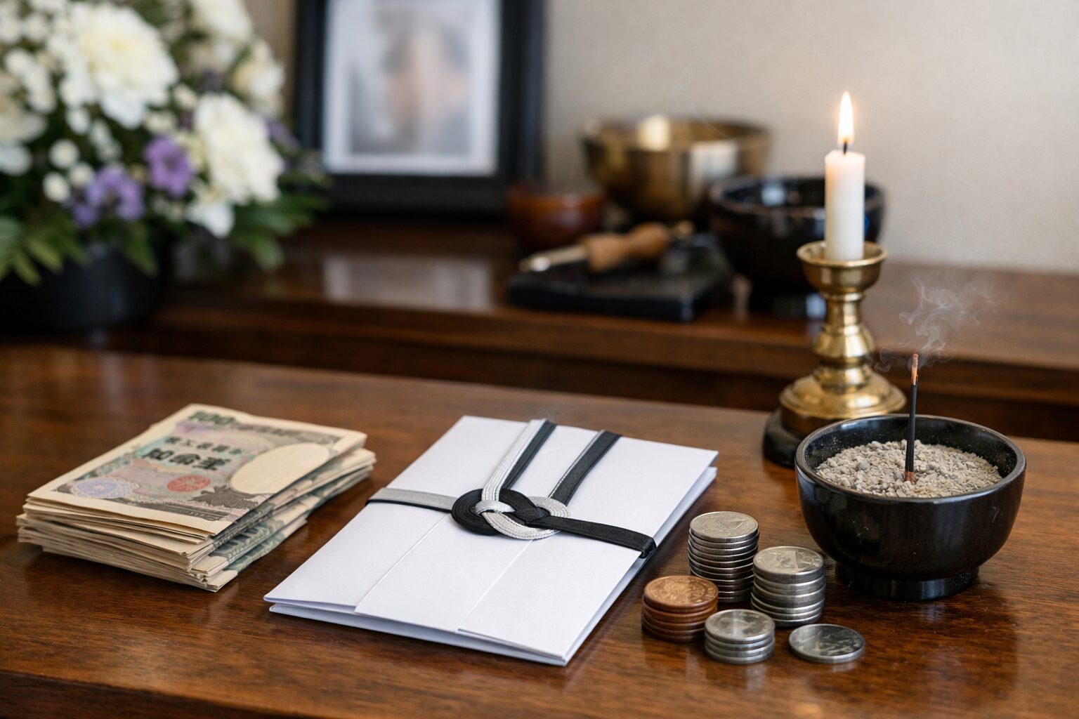 香典立替の手続き場面の説明