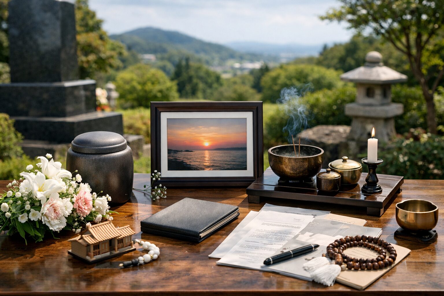 終活サービスの資料をまとめた比較表