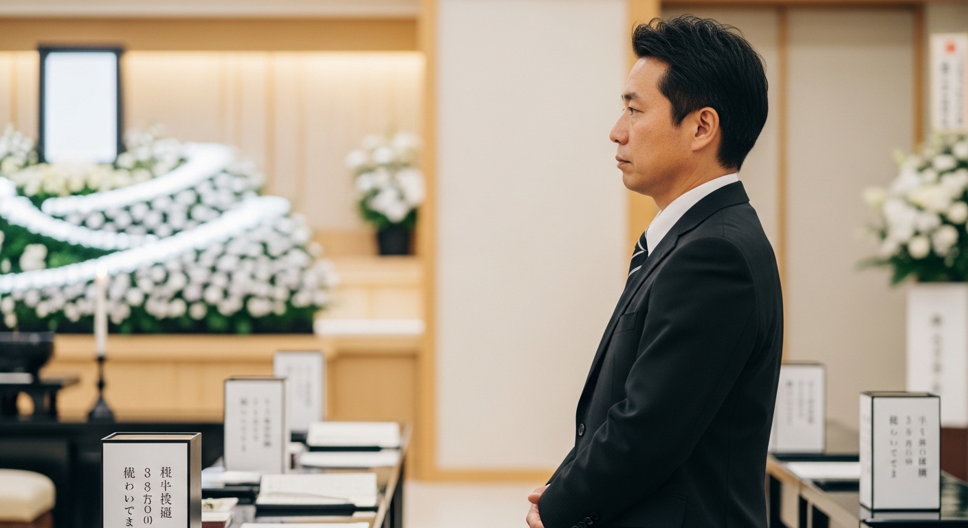 日本人男性の葬式スーツ選びとマナーの違い