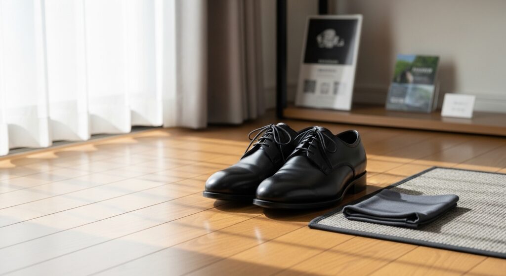 黒の革靴のフォーマルデザインと選び方のポイント