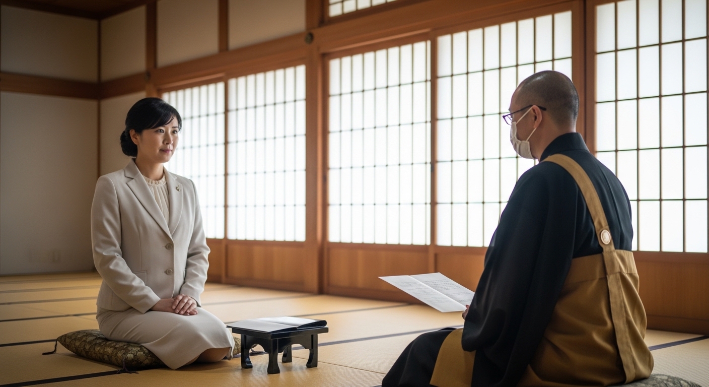 日本人女性が納骨できる宗派を確認