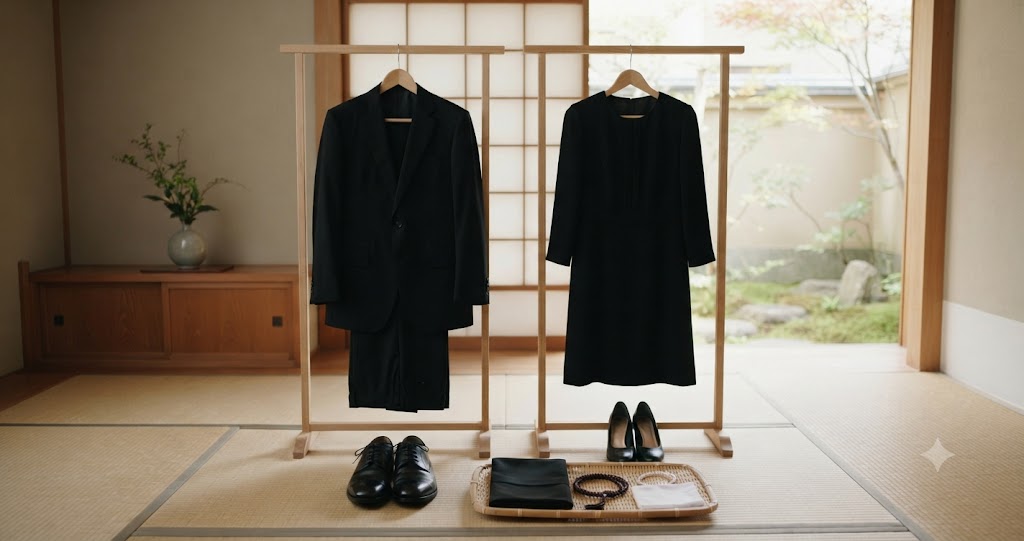 喪服と礼服の選び方を表すイメージ画像