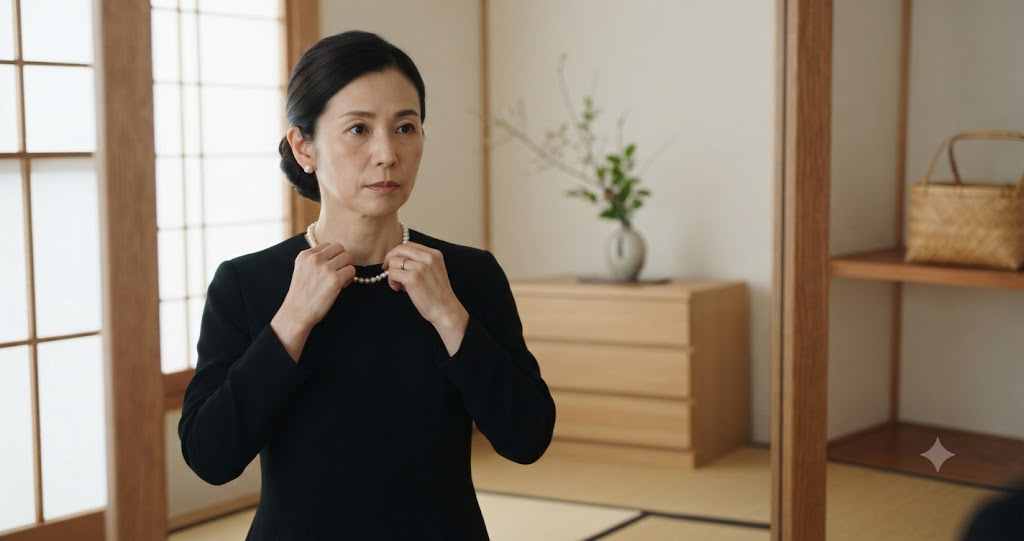 葬儀に適した服装マナーを表すイメージ画像