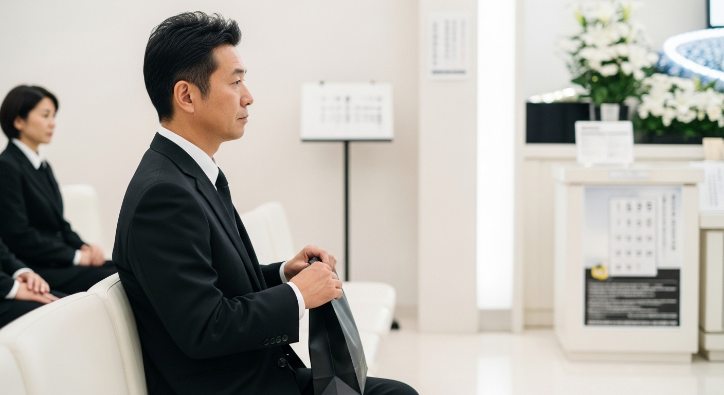 法要会場の準備を表すイメージ画像