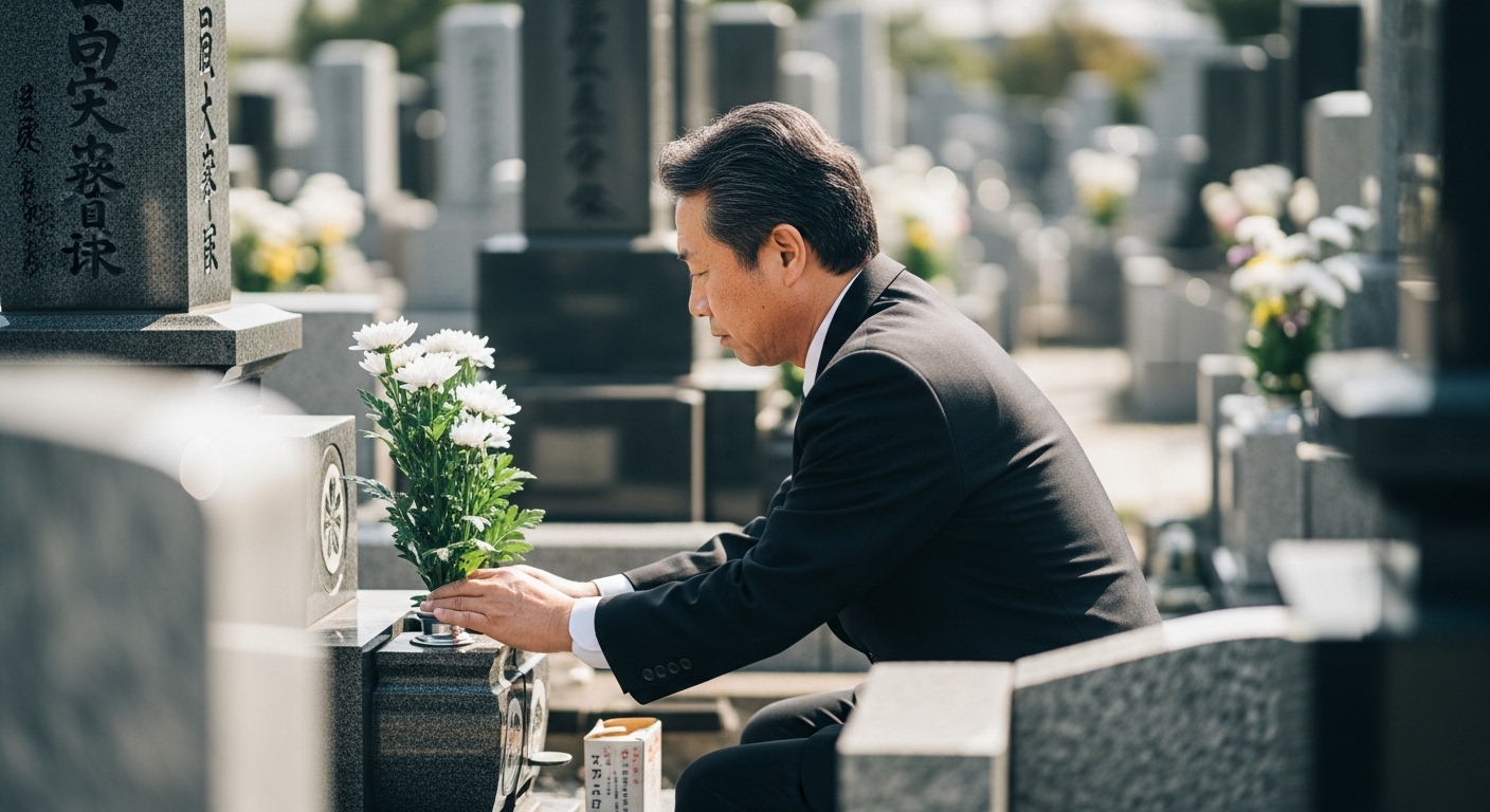 墓じまいの進め方を表すイメージ画像