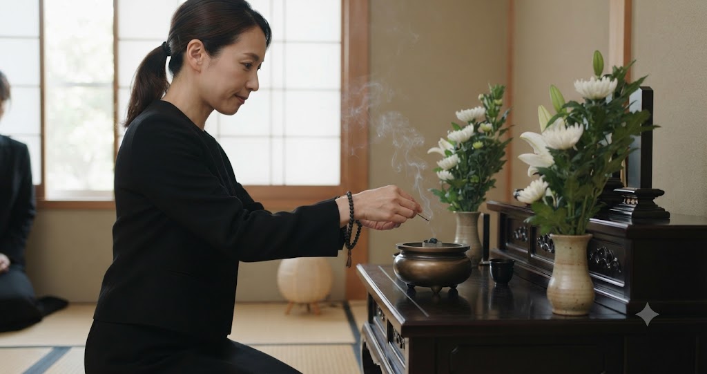 家族・親族の葬儀で守る礼儀作法を表すイメージ画像